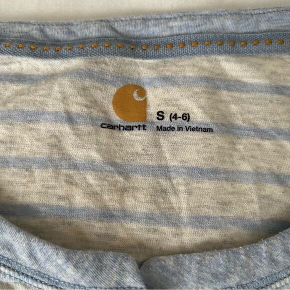 Carhartt Women’s Reagan Raglan Henley Baseball Tee S - Picture 4 of 7